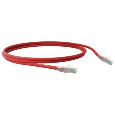 Imagem de Patch Cord U/UTP Cat.6 CMX T568A/B 2.5m Vermelho - 35123009