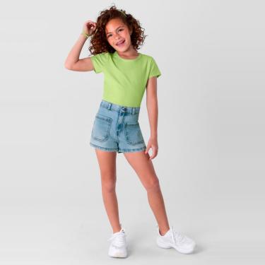 Imagem de Shorts Jeans Super Comfort Infantil Menina Brandili