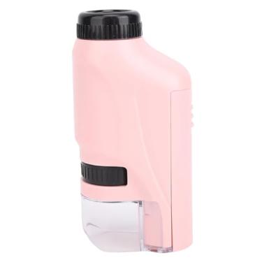 Imagem de Pssopp Mini Microscópio Infantil, 60x-120x de Lupa de Bolso Portátil Com Luz LED para 3-10 Anos de Idade Meninos Meninos Toys Presentes