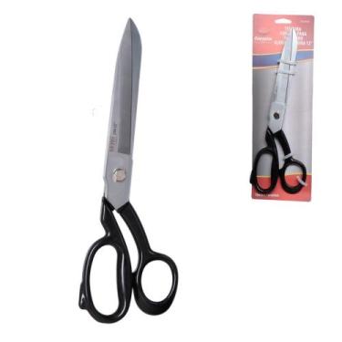 Imagem de Tesoura Forjada Tapeceiro Alfaiate Crina 12" Corneta - ETILUX