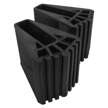 Imagem de LQ Industrial 2 peças escadas telescópicas multifuncional borracha antiderrapante almofada preta barra transversal cobertura de pé materiais de construção