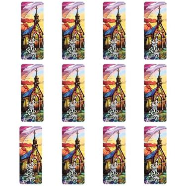 Imagem de Dicksons, Hinos clássicos, marcador de livro cristão inspirador para livros, bíblias, diários, agendas, notas, papel laminado de 6 x 18 cm, assim como eu sou, pacote com 12