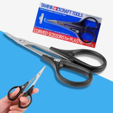 Imagem de Tesoura De Aço Inoxidável Para Carro RC TAMIYA 74005 Para Carroceria D