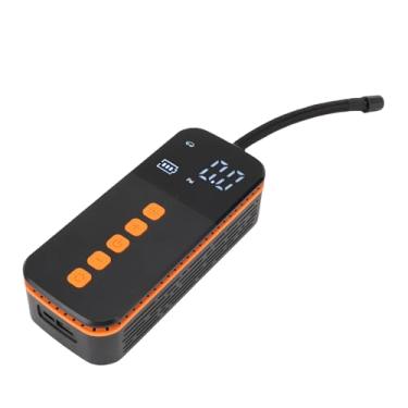 Imagem de Zopsc Compressor de Ar Portátil do Inflador de Pneu Digital, 150psi Auto Desligue a Bomba de Ar Elétrica Com Luz LED para Bolas de Bicicleta de Motocicleta de Carro, 3000mAh.
