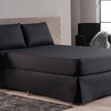 Imagem de Protetor Para Colchão Queen Size Impermeável Micromatelado Antiácaro -