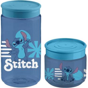 Imagem de Pote Plastico STITCH KIT 160ML + 350ML KIT - Tiba