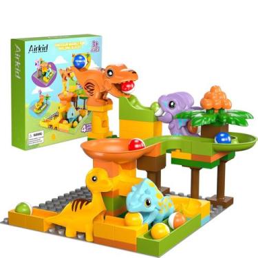 Imagem de Brinquedo Marble Run Airkid para crianças de 3 a 8 anos com blocos de 