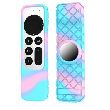 Imagem de Caso Remoto Capa de Silicone para Apple Tv 4k Controle Remoto À Prova 