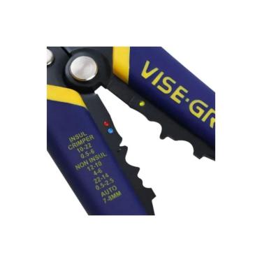 Imagem de Alicate Eletricista Descascador Fios Auto Ajustável 200mm 8" - Irwin