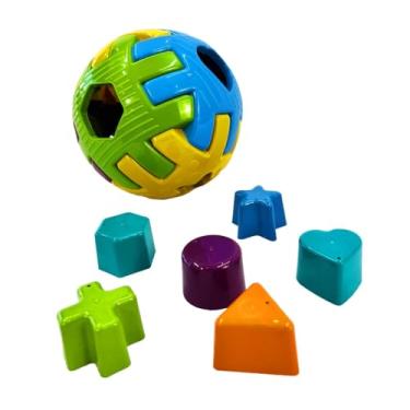 Imagem de Kendy Brinquedo Educativo de Encaixar Bola Educativa Baby com Blocos Embalagem Caixa