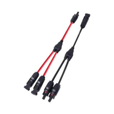 Imagem de Adaptador Solar Em Y Leve E Impermeável MMF FFM Conector Profissional 