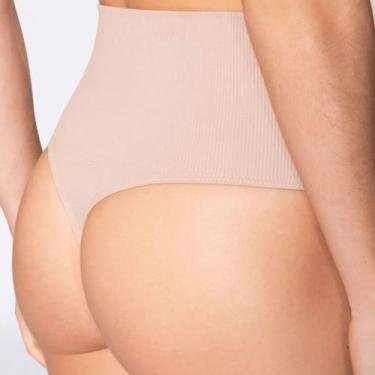 Imagem de Calcinha Redutora Fio Dental Loba Model Lupo 41010 Casapaula, Natural,
