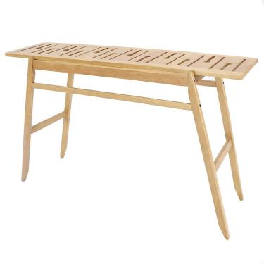 Imagem de Aparador Lami Nacional Móveis 138 cm (Largura) Base em Madeira Amêndoa Com Tampo Vazado Cor Amêndoa