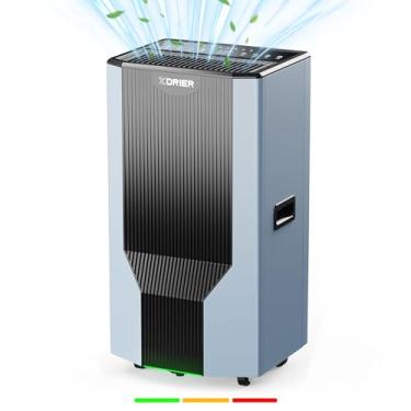 Imagem de Desumidificador comercial Energy Star com bomba e mangueira de drenagem para grandes espaços, 3,5 m² - desumidificador de 120 litros para salas grandes, casa, porões, escritório, casa inteira