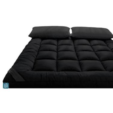 Imagem de Capa de colchão extra grossa 1,5 Plaza Bed 100% algodão - Lightbek Off