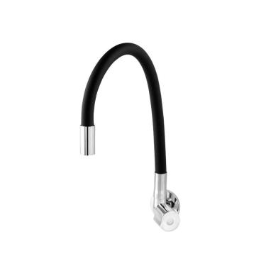 Imagem de Torneira de cozinha flexivel parede Itaguari Pingoo.casa - Prata