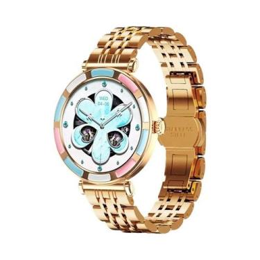 Imagem de Relógio Inteligente Feminino Ultra Fino Com Tela HD De 1,27 Polegadas,