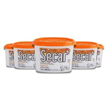 Imagem de Kit com 5 Anti Mofo Secar Original Natural 180g Cheirinho Guarda Roupa