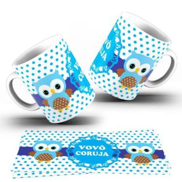 Imagem de Caneca Tema Vô  Caneca de Porcelana 325ml Branca  Presente Especial Di