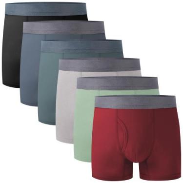 Imagem de Cuecas boxer BAMBOO COOL Boys 6-18Y, que absorvem a umidade, pacote co