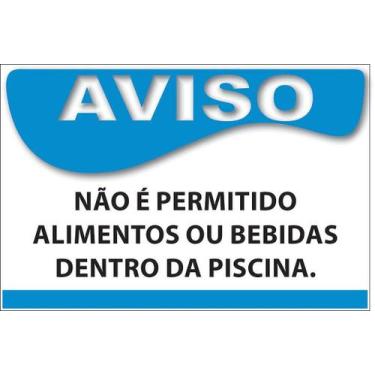 Imagem de Placa para Piscina - Sinalização Interna e Externa em Diversos Materia