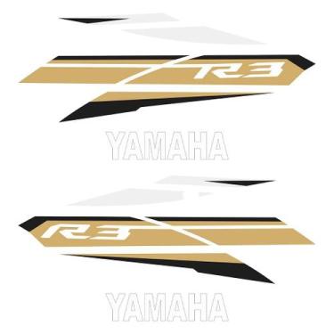 Imagem de Adesivo Protetor Tank Pad Yamaha YZF R3 2017 - Alta Resistência - Crom