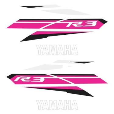 Imagem de Adesivo Protetor Tank Pad Yamaha YZF R3 2017 - Alta Resistência - Crom