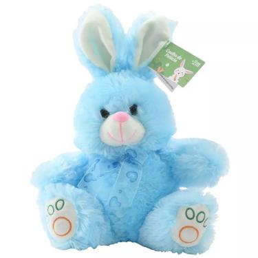 Imagem de Pelúcia Coelho Azul 28cm - brink+