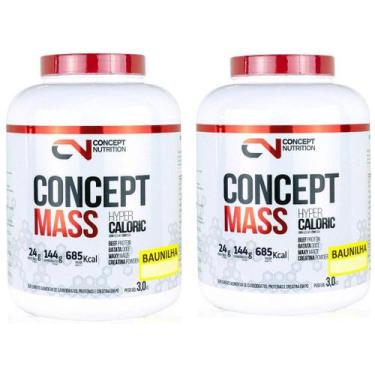 Imagem de 2x CONCEPTMASS 3KG - Hipercalórico da CONCEPT NUTRITION