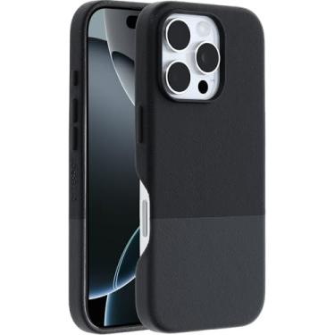 Imagem de OtterBox iPhone 16 Pro Statement Series Cactus Leather for MagSafe - Desert Dusk Black