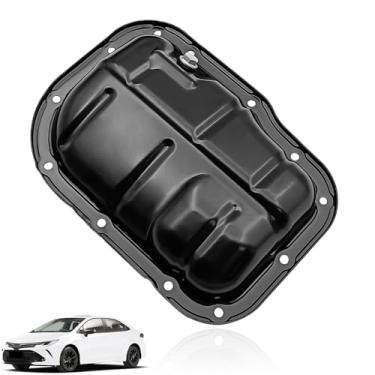 Imagem de SYudwen Cárter inferior de óleo do motor com plugue de drenagem compatível com Toyota Corolla L4 1.8L Sedan 2009-2019, Prius V L4 1.8L Wagon 2012-2018, Scion iM L41.8L Hatchback 2016 etc, Substitua