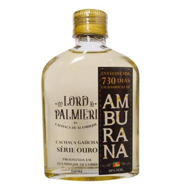 Imagem de Cachaça Lord Palmieri envelhecida 730 dias em Amburana - 160ml - 38%