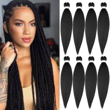 Imagem de Braiding Hair ShowCoco, pré-esticado, 32 polegadas, preto natural