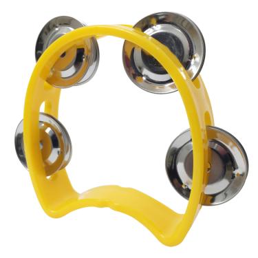 Imagem de Pandeiro Meia Lua Infantil Amarelo New York