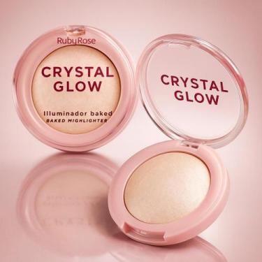 Imagem de Iluminador Facial Efeito Bronzeado Crystal Glow Ruby Rose, CHERRY RED