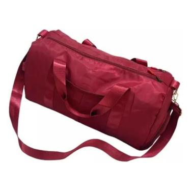Imagem de Bolsa Mala Esporte Passeio Viagem Alça Mão e Transversal Vermelha - NT