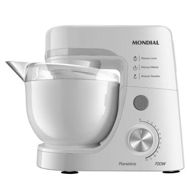 Imagem de Batedeira Planetária 500W Mondial BP-03W 12 Velocidades Branco 220V