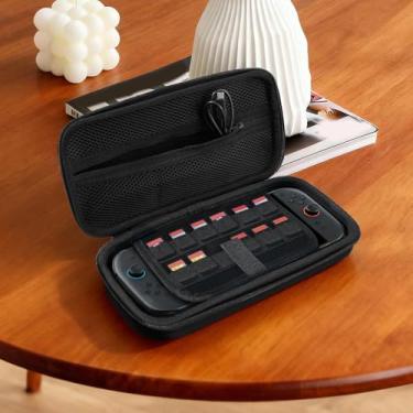 Imagem de Cloth Carry Pouch Case Compatible for Nintendo Switch 2 (2025), Portable Hard Travel Case with Pockets and 12 Game Cartridges Compatible for Switch 2 Accessories
