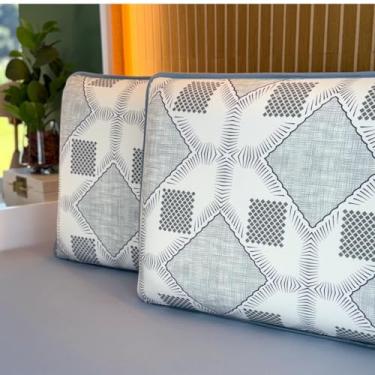 Imagem de Jogo de Lençol Cama 3 e 2 Peças Estamapados 100% Algodão com Elástico e Toque Macio (Casal, Prisma)