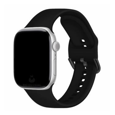 Imagem de Pulseira Para smartWatch APP 40 mm Preto Liso Material Durável
