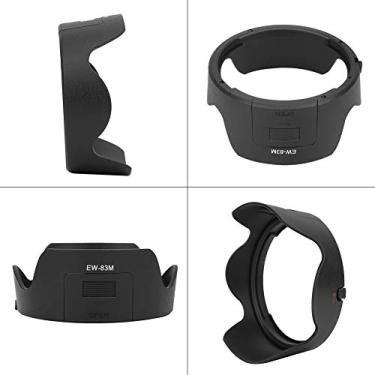 Imagem de Cryfokt Capa de Lente de Montagem para Lente EF 24-105mm F/3.5-5.6 IS, Proteção Superior, Essencial para Fotografia Profissional, Capa de Plástico Preta para Fotos