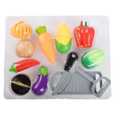 Imagem de Comidinha para Brincar Mini Horta Lulie Kids  - 21 Peças