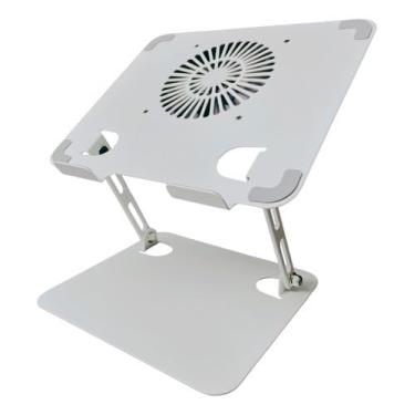 Imagem de Suporte de Metal para Notebook Ajustável até 17 Polegadas com Altura de 19 cm e Base Estável