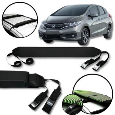 Imagem de Rack Teto Prancha Surf Carro Com Cinta Honda Fit - BR18