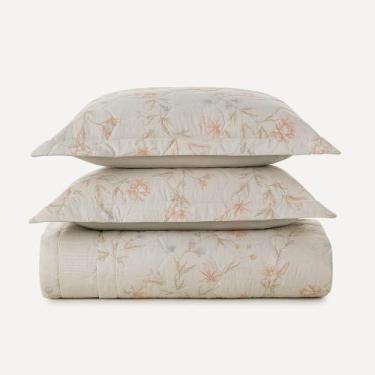 Imagem de Colcha Queen com 2 Porta-travesseiros Algodão Amber Karsten, U