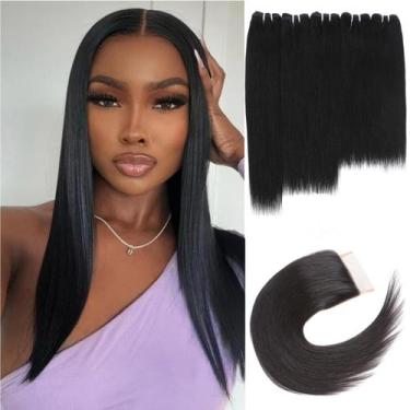 Imagem de Pacotes de cabelo com fecho MeiQin Straight Brazilian Hair - MeiQin Ha