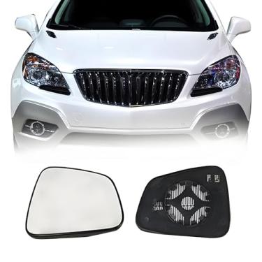 Imagem de Vidro de substituição do espelho lateral do passageiro para Buick Encore 2013-2016 Chevrolet Trax 2015-2020, vidro retrovisor lateral direito aquecido exterior automotivo para Buick Encore e Chevrolet