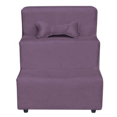 Imagem de Escadinha Pet 3 Degraus Cachorro E Gato Suede