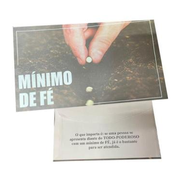 Imagem de Envelope Colado Mínimo de Fé - 100 Unidades em Papel Offset - no-brand