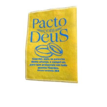 Imagem de Saquitel Pacto com Deus TNT 50 UNIDADES - Sacos de TNT para Campanhas 